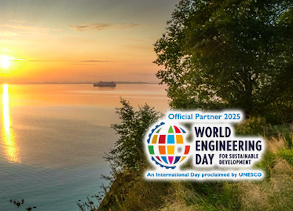 UNESCO World Engineering Day logo with a ferry