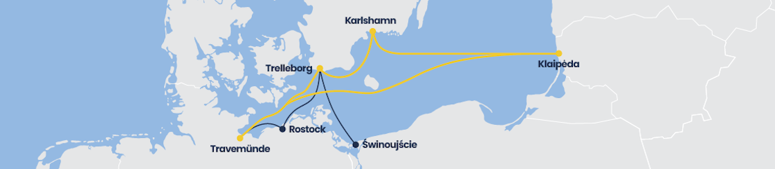 Паром из Германии в Литву: Травемюнде - Клайпеда  | TT-Line