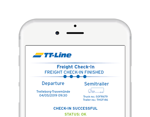 TT-Line Fracht Check-In